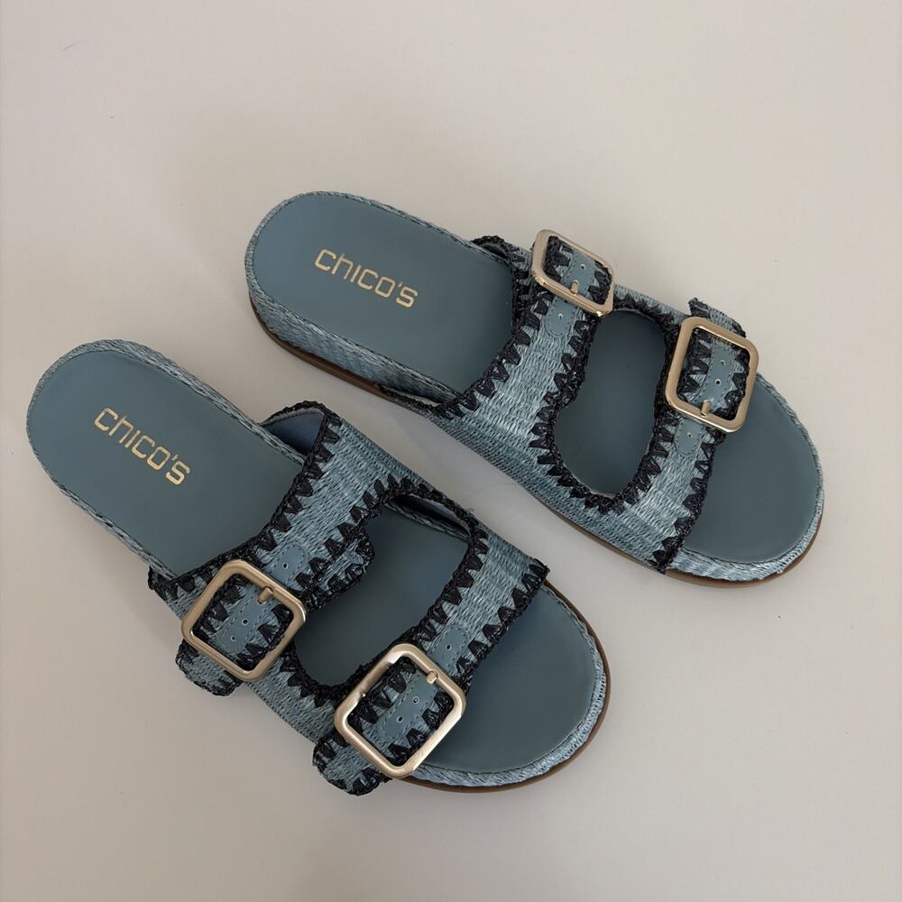Chico’s Danya Slide In Crystal Springs Size 7.5 - Picture 2 of 10